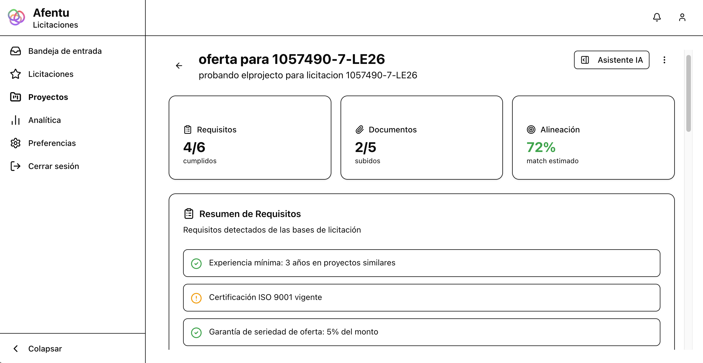 A clean UI screenshot showing a detail view with charts and data analysis.